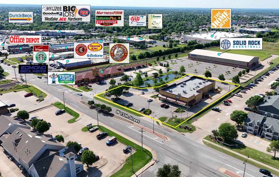 More Photos Of 150-180 W 15th St, Edmond General Retail For Sale