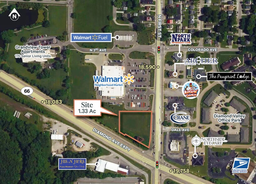Primary Photo Of 2500 N 1st Ave, Evansville Land For Sale