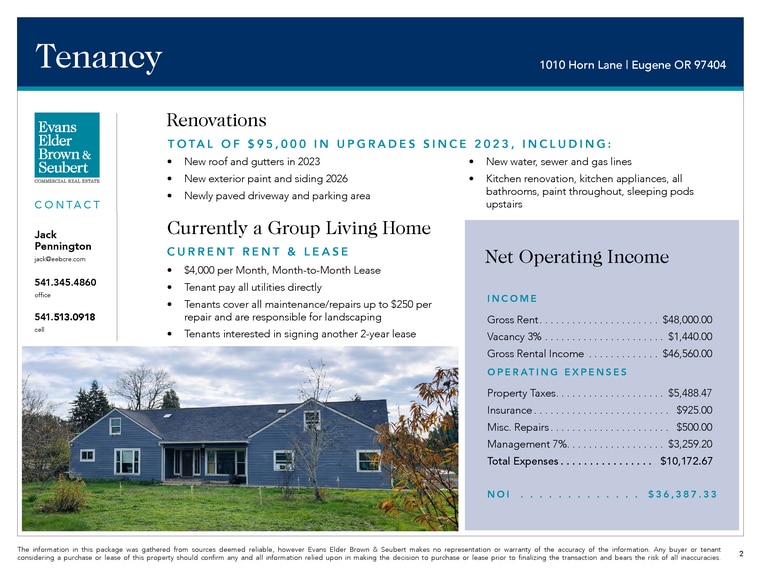 More Photos Of 1010 Horn Ln, Eugene Multifamily For Sale