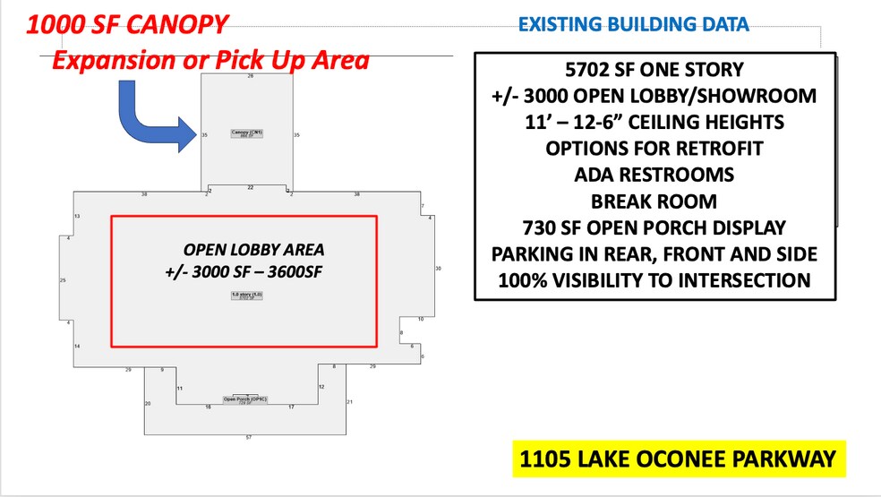 More Photos Of 1105 Hwy 44, Eatonton Restaurant For Sale