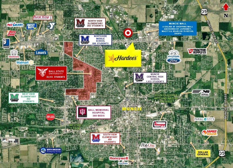 More Photos Of 227 E McGalliard Rd, Muncie Fast Food For Lease