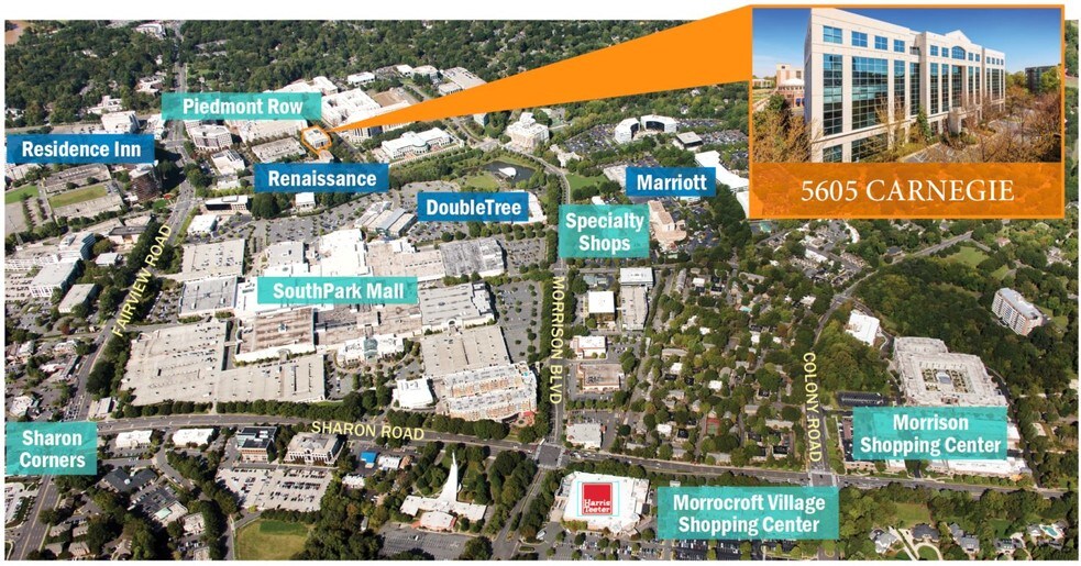 More Photos Of 5605 Carnegie Blvd, Charlotte Office For Lease