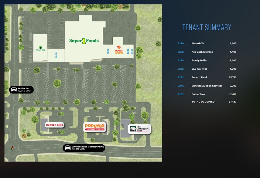 More Photos Of 2216-2256 Ambasador Caffery Pky, Lafayette Unknown For Lease