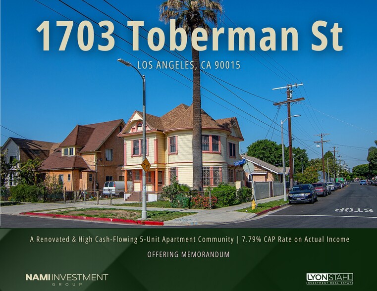 Primary Photo Of 1703 Toberman St, Los Angeles Apartments For Sale