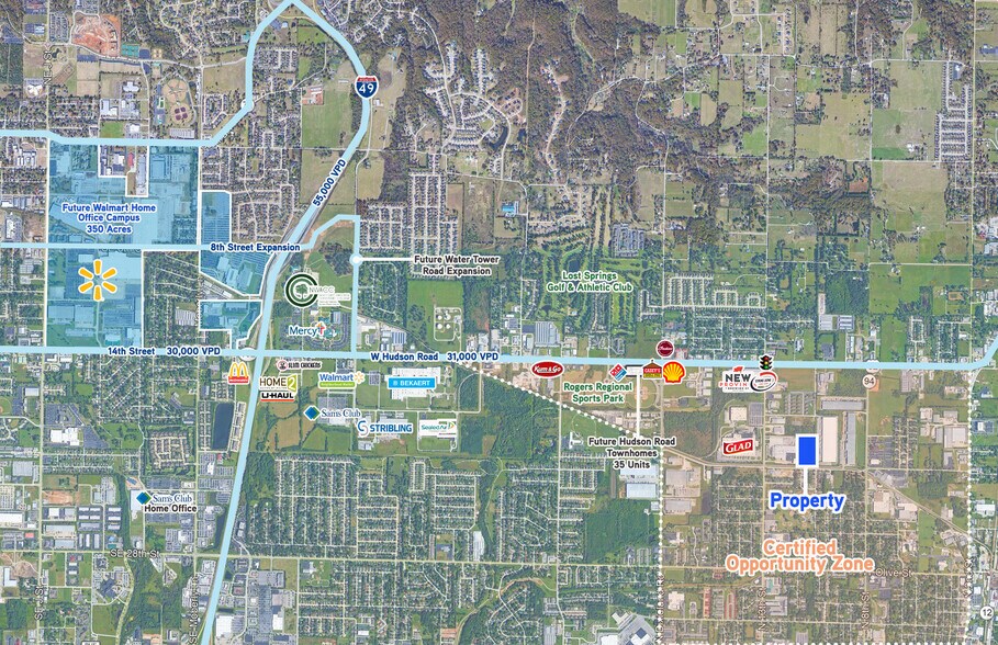 More Photos Of Northeast of the N 13th Street & W Easy Street Int, Rogers Industrial For Lease