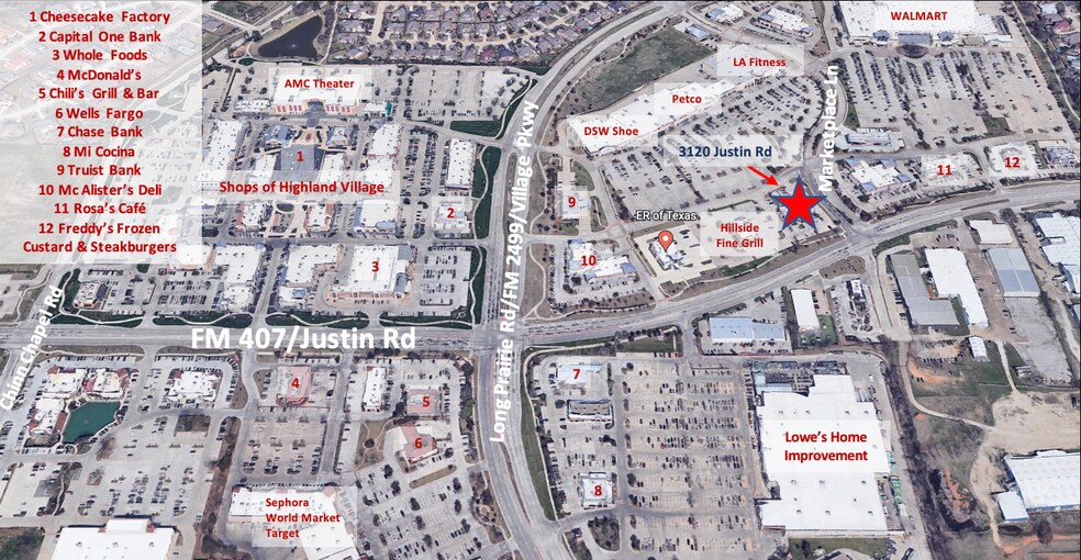 More Photos Of 3120 Justin Rd, Highland Village General Retail For Lease