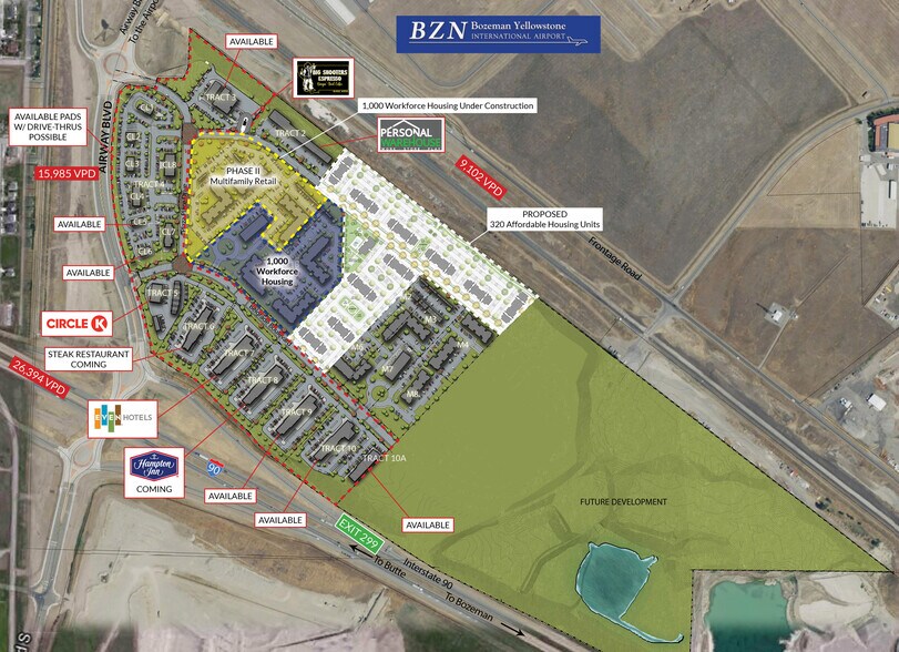 More Photos Of Airport Boulevard & Frontage Rd, Belgrade Land For Lease