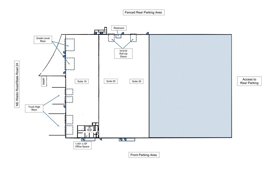 More Photos Of 5901 NE Waldo Rd, Gainesville Warehouse For Lease
