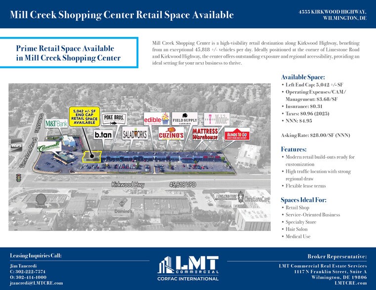 More Photos Of 4511-4577 Kirkwood Hwy, Wilmington Freestanding For Lease