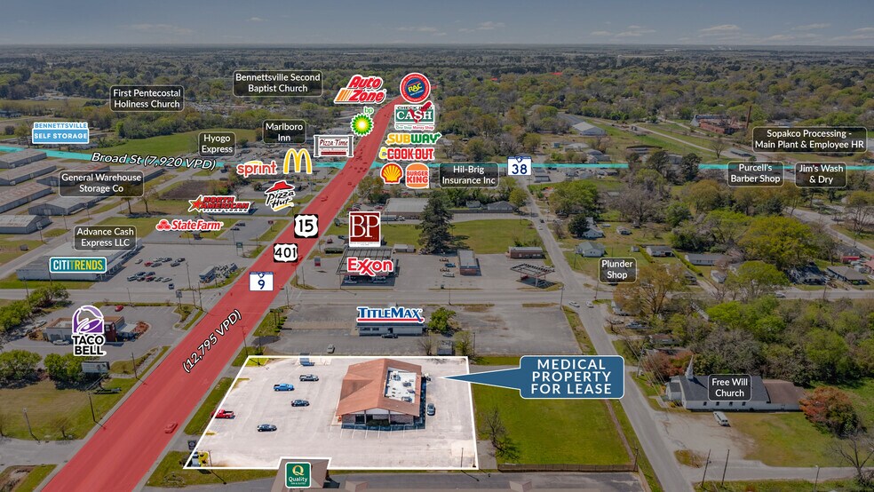 More Photos Of 207 15-401 Byp E, Bennettsville Freestanding For Lease