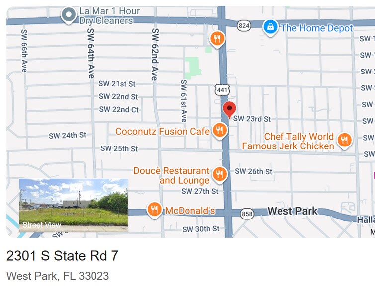 More Photos Of 2301 S State Rd 7, West Park Land For Lease