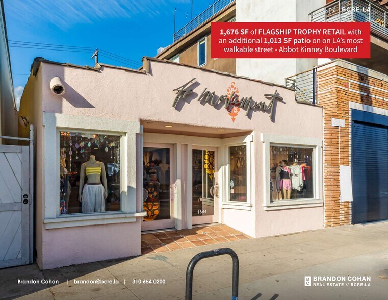 More Photos Of 1644 Abbot Kinney Blvd, Venice Storefront For Lease