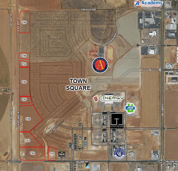 More Photos Of New Loop 335/Helium Rd between Hollywood Rd & 45th, Amarillo Land For Sale