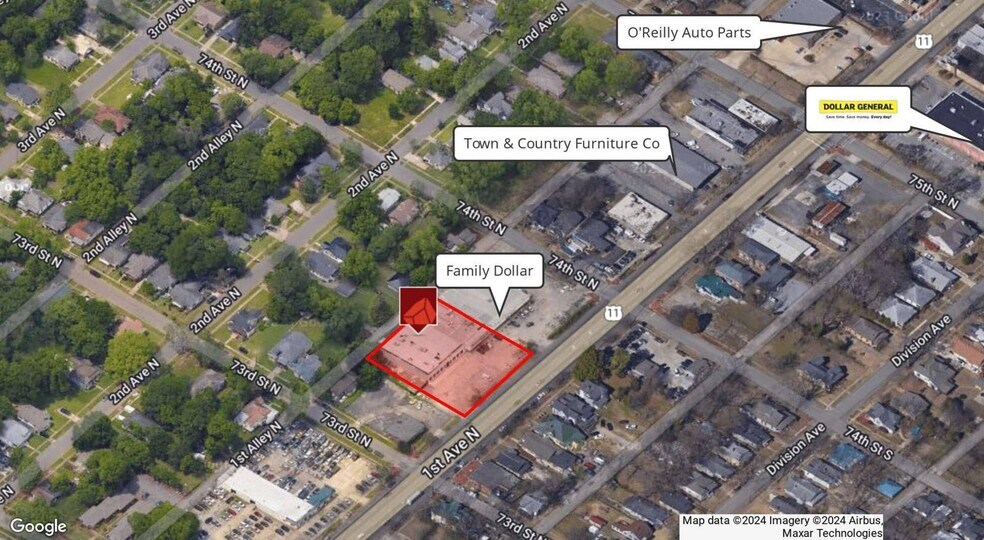 More Photos Of 7316-7320 1st Ave N, Birmingham Freestanding For Sale