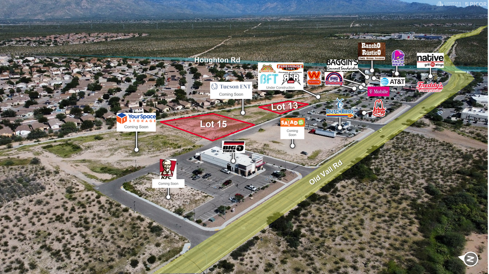 More Photos Of NWC Old Vail R & Houghton Rd, Tucson Land For Sale