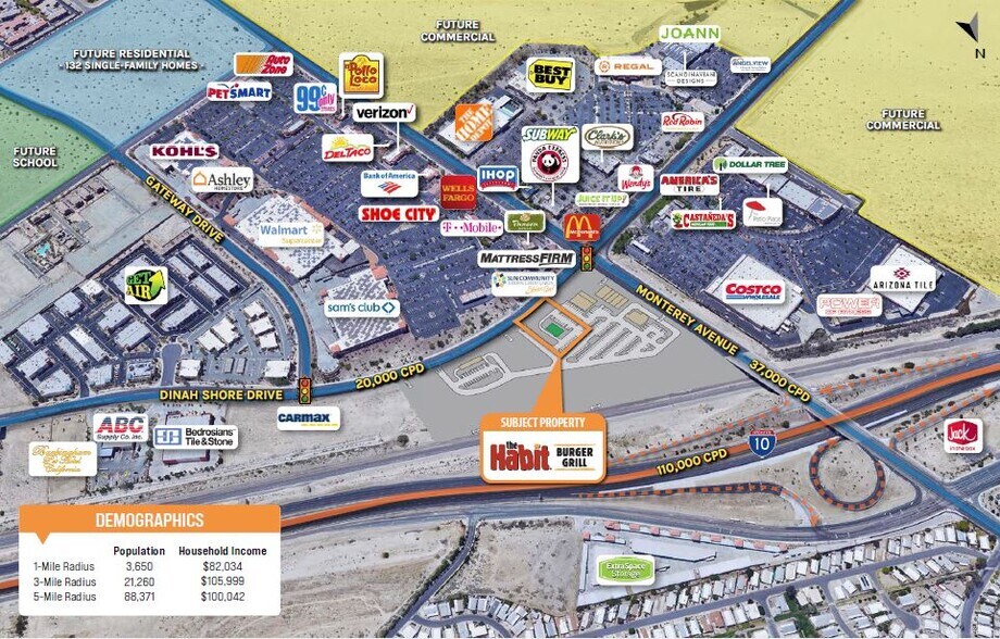 More Photos Of 73220 Dinah Shore Dr, Palm Desert Fast Food For Sale