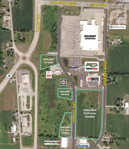 Primary Photo Of 1904 Market Way, Watertown Land For Lease