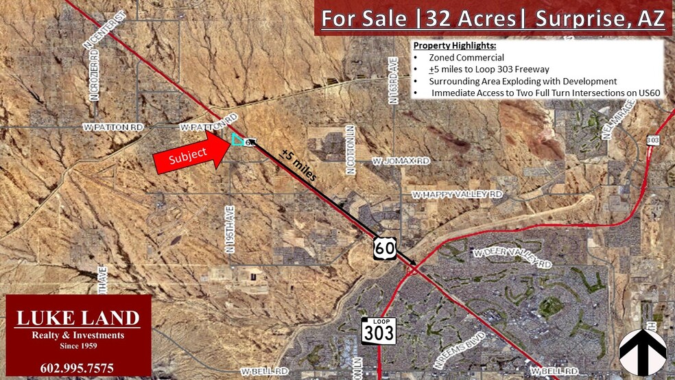 Primary Photo Of 191st Ave @ US 60, Wittmann Land For Sale