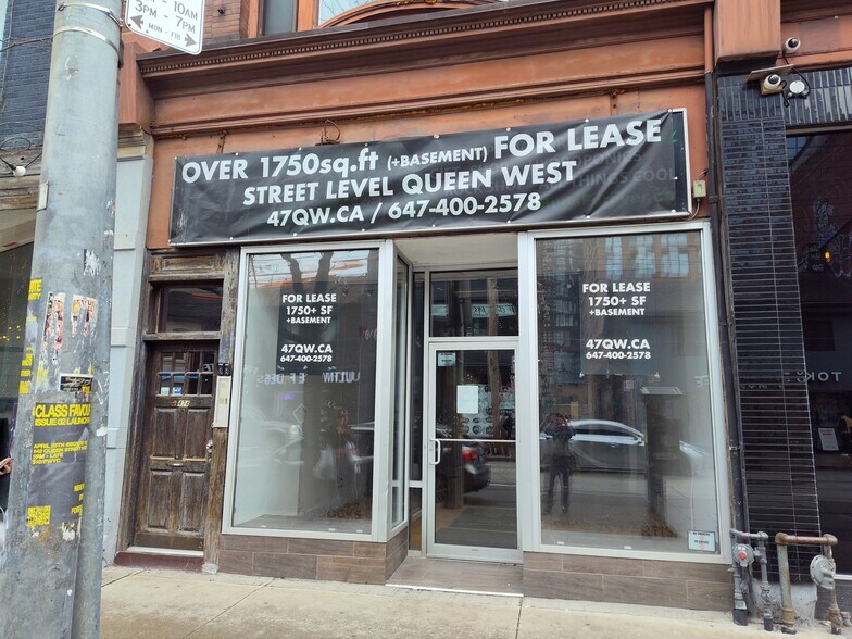 Primary Photo Of 474 Queen St W, Toronto Storefront Retail Office For Lease