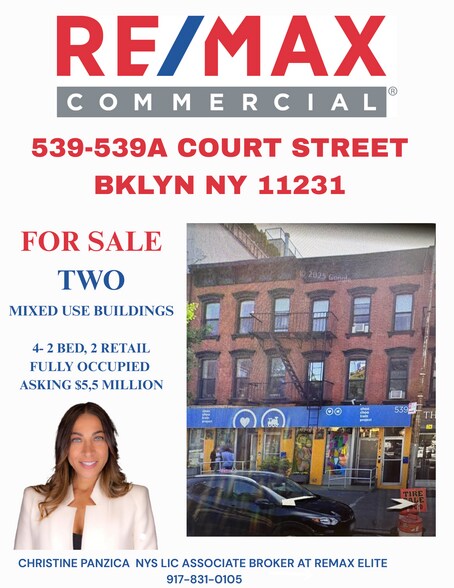 More Photos Of 539-539A Court St, Brooklyn General Retail For Sale