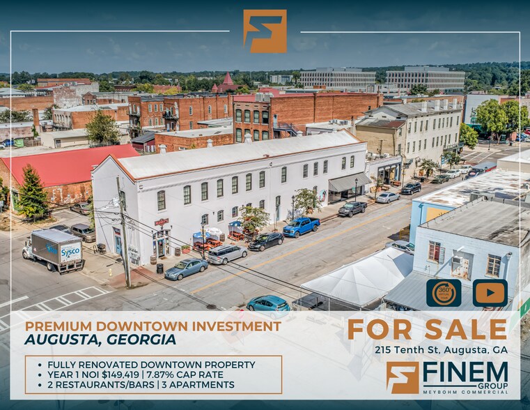 More Photos Of 215 10th St, Augusta Storefront Retail Residential For Sale