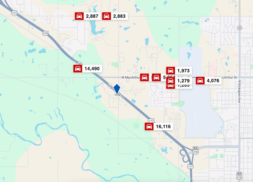 More Photos Of 14210 Highway 177, Shawnee Freestanding For Sale
