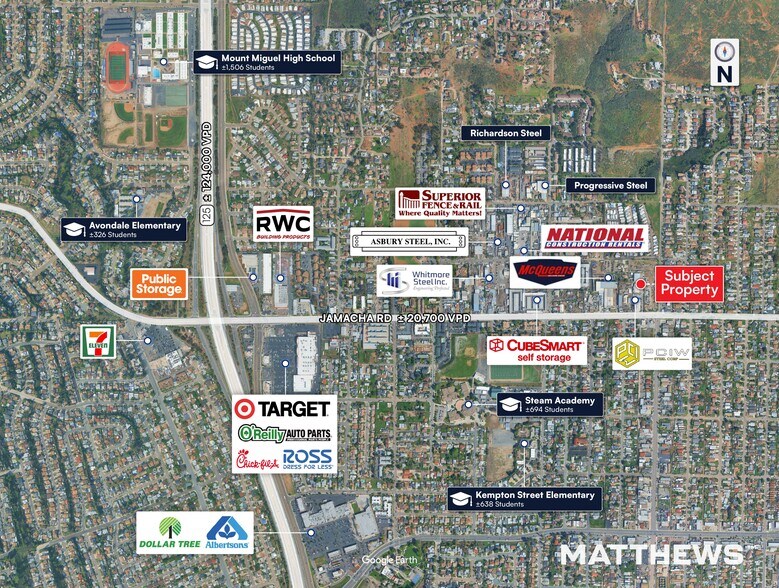 More Photos Of 9364 Jamacha Rd, Spring Valley Manufacturing For Lease