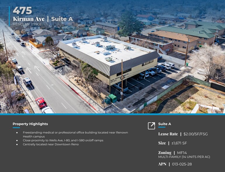 More Photos Of 475 Kirman Ave, Reno Medical For Lease
