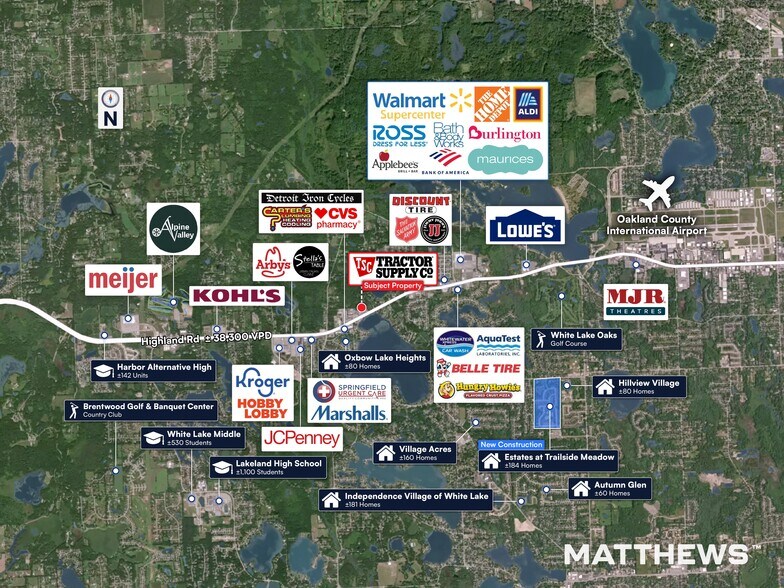 More Photos Of 10150 Highland Rd, White Lake Township Freestanding For Sale