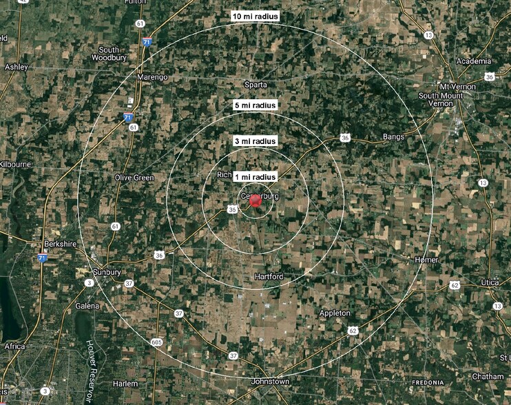 More Photos Of Columbus Rd (US36/SR3), Centerburg Land For Sale