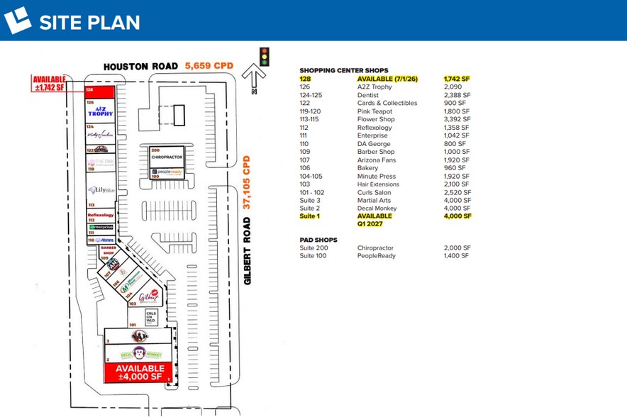 More Photos Of 1140-1184 N Gilbert Rd, Gilbert Unknown For Lease