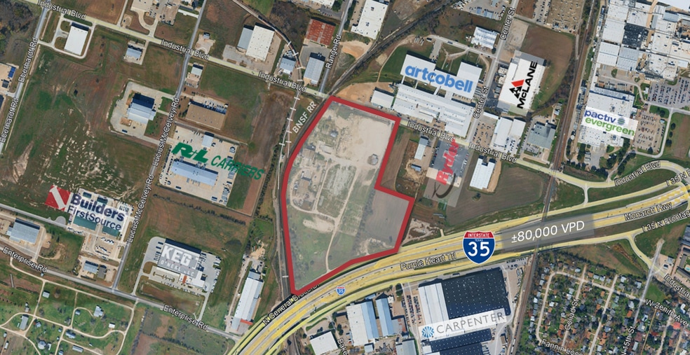 More Photos Of 2520 General Bruce dr, Temple Land For Lease