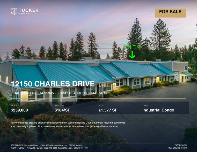 Primary Photo Of 12150 Charles Dr, Grass Valley Warehouse For Sale