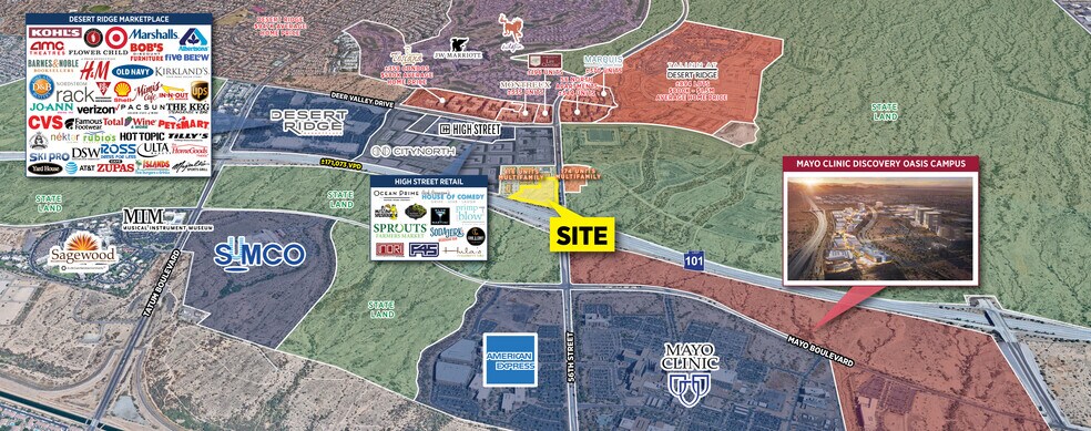 Primary Photo Of Nwc 56th St & Loop 101 Freeway, Phoenix Land For Lease