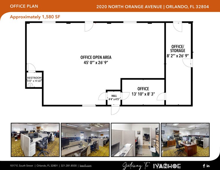 More Photos Of 2020 N Orange Ave, Orlando Storefront Retail Office For Sale