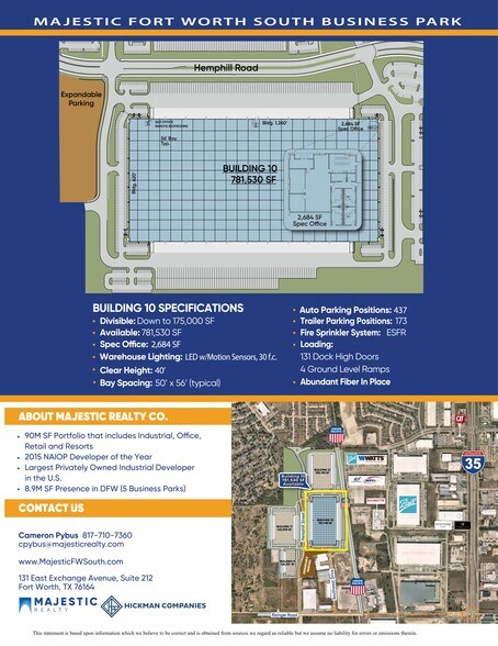 More Photos Of 9401 Hemphill St, Fort Worth Warehouse For Lease