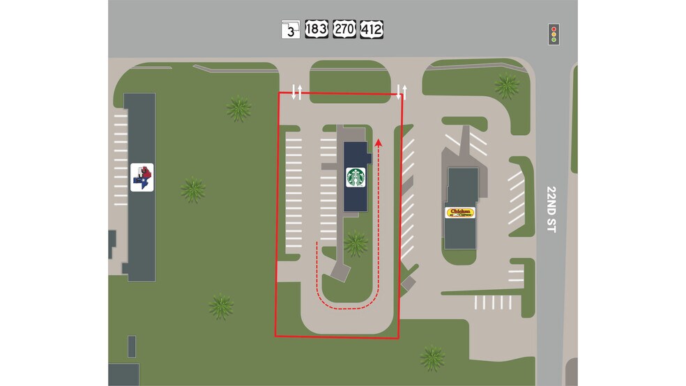 More Photos Of 2215 Oklahoma Ave, Woodward Fast Food For Sale