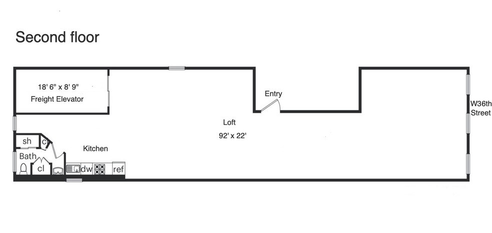 More Photos Of 447 W 36th St, New York Loft Creative Space For Sale