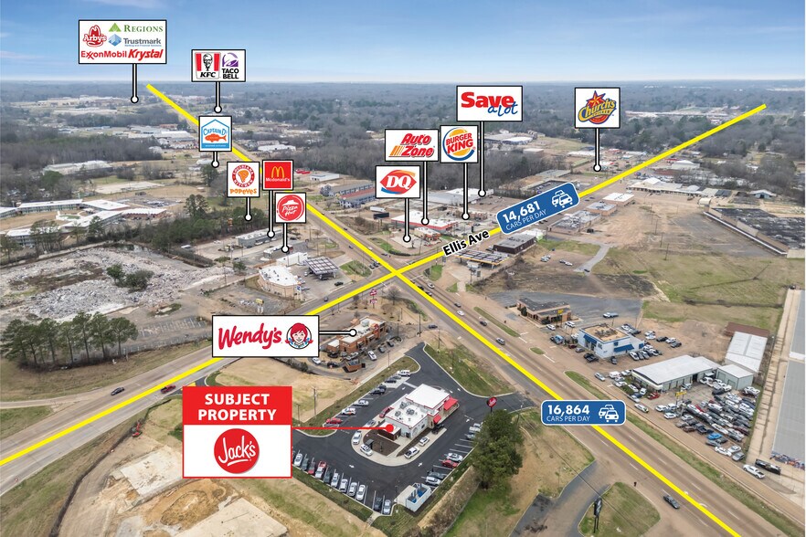 More Photos Of 2365 W Hwy. 80, Jackson Fast Food For Sale