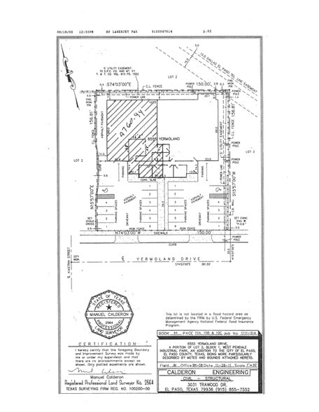 More Photos Of 8555 Yermoland Dr, El Paso Manufacturing For Sale