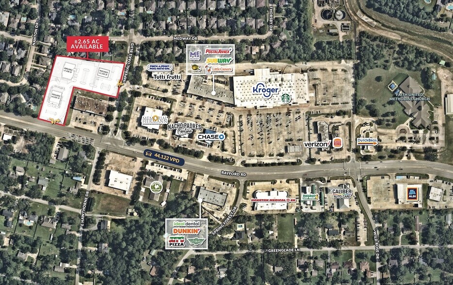 Primary Photo Of Rayford Rd @ Imperial Oaks Blvd, Spring Land For Lease