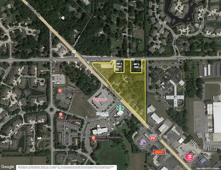 Primary Photo Of College Ave & US 33, Goshen Land For Sale