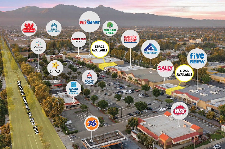 Primary Photo Of 11901-12059 Central Ave, Chino Unknown For Lease