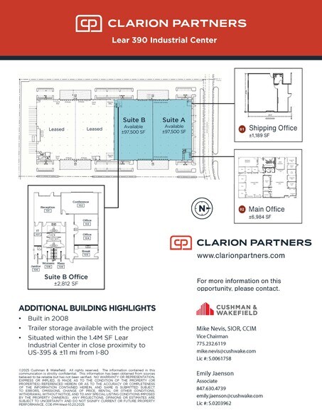 More Photos Of 6650 Echo Ave, Reno Distribution For Lease