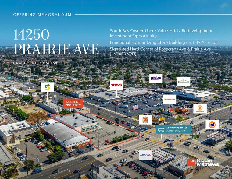 Primary Photo Of 14250 Prairie Ave, Hawthorne Freestanding For Sale