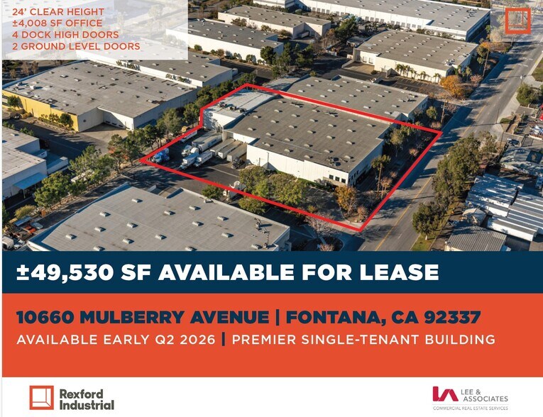 Primary Photo Of 10660 Mulberry Ave, Fontana Warehouse For Lease