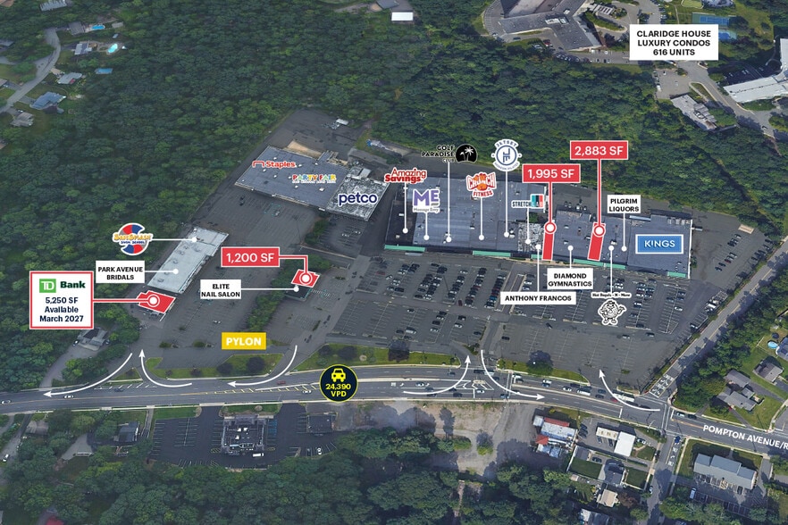 Primary Photo Of 265-345 Pompton Ave, Verona Unknown For Lease