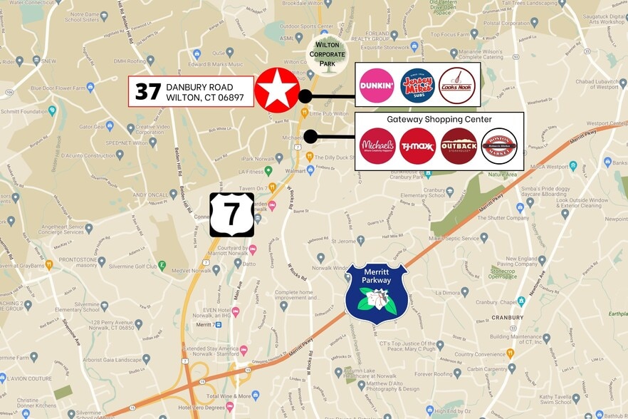 More Photos Of 37 Danbury Rd, Wilton Showroom For Lease