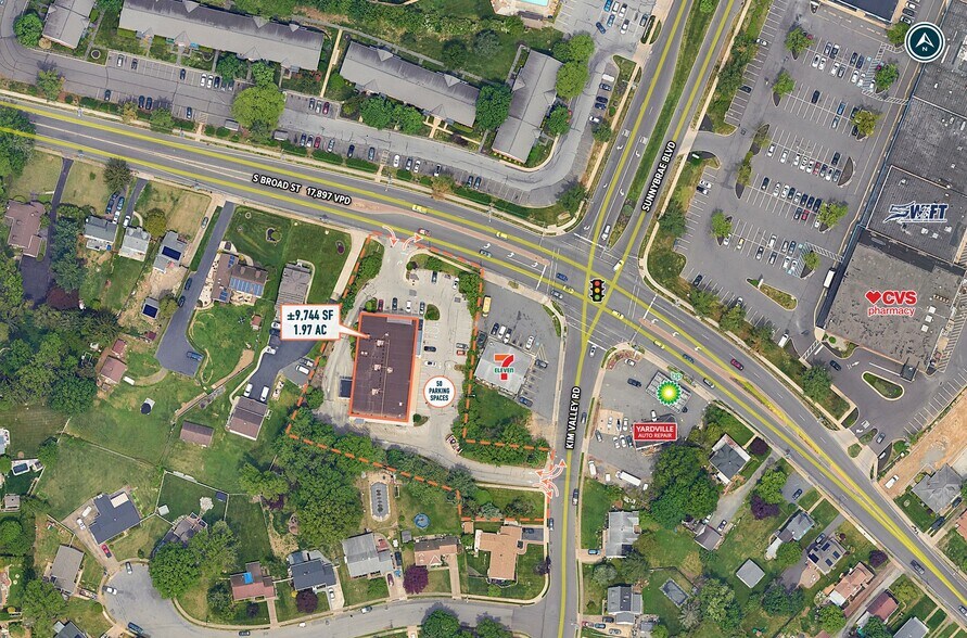 Primary Photo Of 4125 S Broad St, Trenton Drugstore For Lease