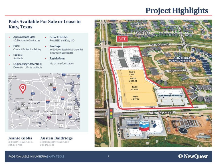 More Photos Of NEC of Stockdick Rd and Bartlett Rd, Katy Land For Sale